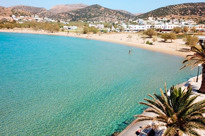 Beach Of Agathopes In Island Of Syros Capital Of Cyclades Greece
