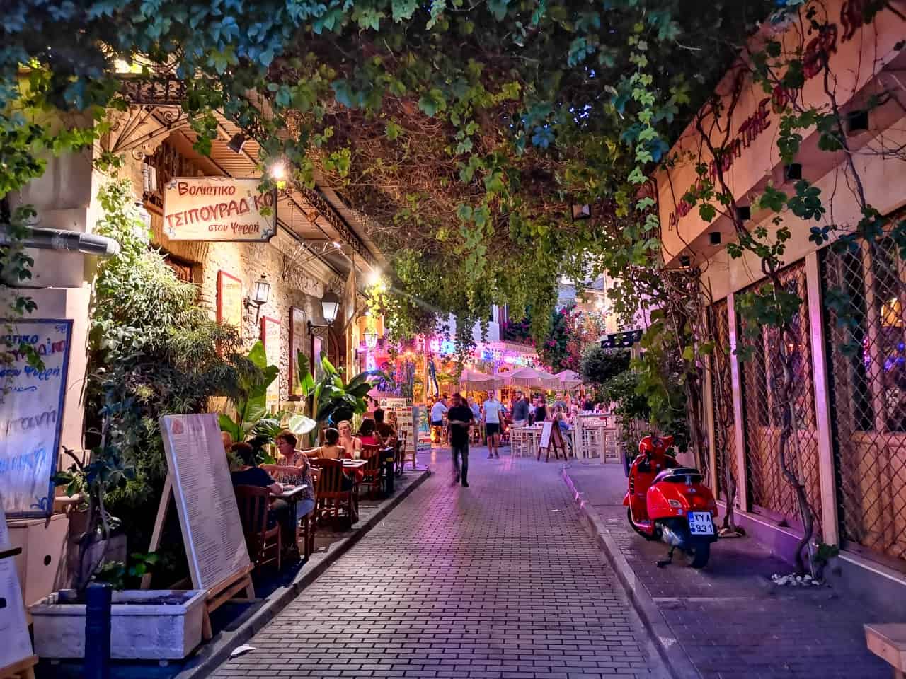 Ausgehen Viertel Psyrri Athen