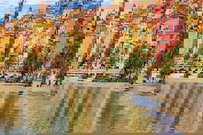 The City Of Menton In Francef6a049