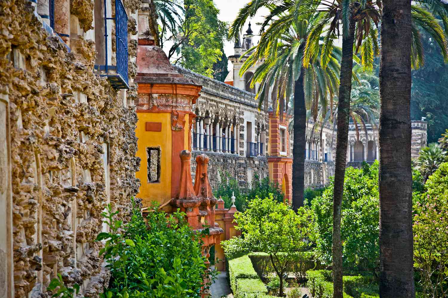 Bautiful Real Alcazar Gardens In Seville Spain 464386925 5E87a26ae46d43ab941bbb5c8d609b27